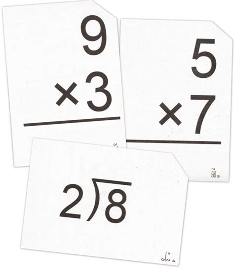 Multiplication And Division Flash Cards Christian Light