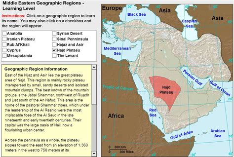 There are several reasons for this dynamic: Interactive map of Middle East Geographic regions of ...