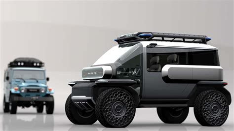 Toyota Diseña El Baby Lunar Rover Concept Con Rasgos Del Land Cruiser Fj40