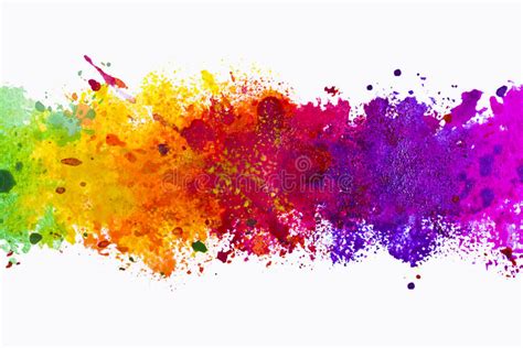 Abstract Artistic Watercolor Splash Background Stock Illustration