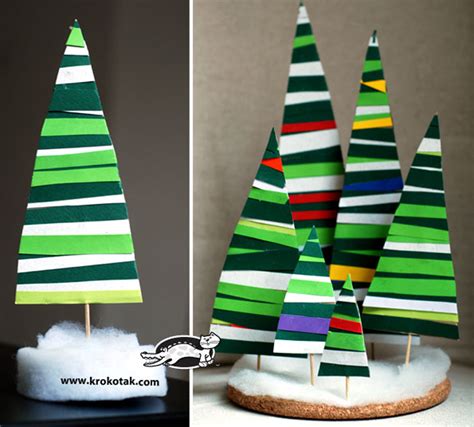 How To Make Paper Strips Fir Tree Diy And Crafts Handimania