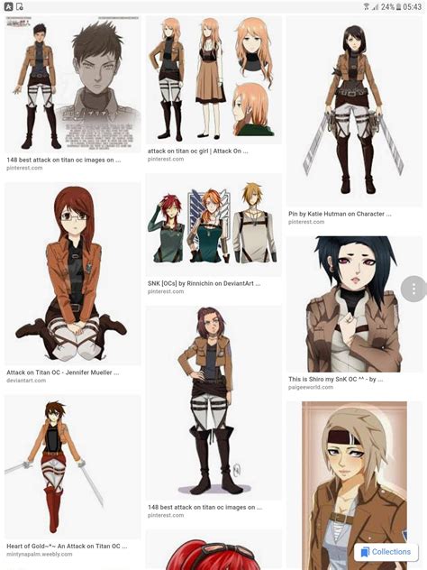 Characters Female Attack On Titan Oc