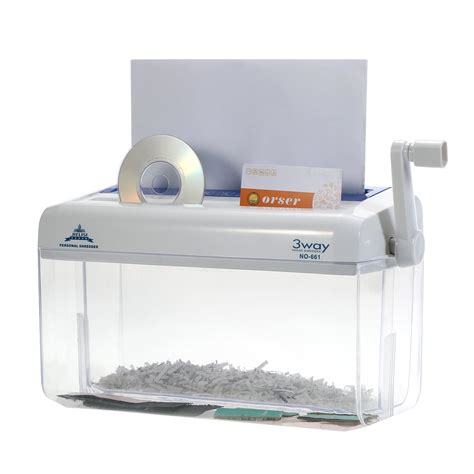 Irfora A4 Mini Portable Hand Paper Shredder 3 In 1 Household Manual