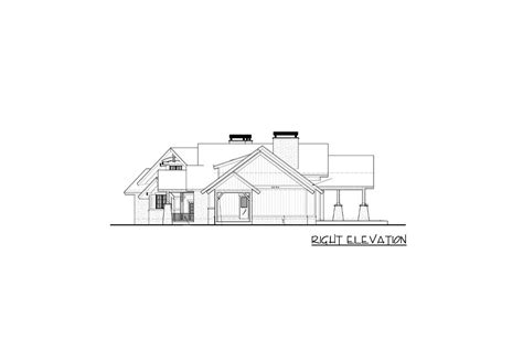 Luxurious Mountain Ranch Home Plan With Lower Level Expansion 95046RW