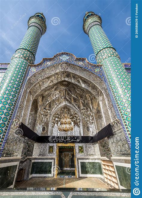 imamzadeh helal ali shrine in aran va bidgol iran stock image image of imamzadeh entrance