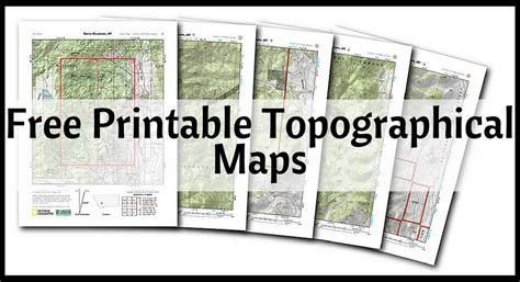 Free Printable Topographical Maps