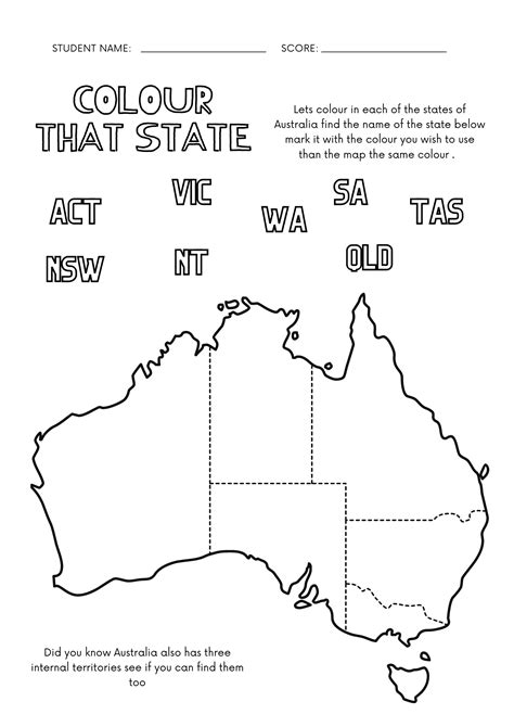 Australia Worksheets Free Printables