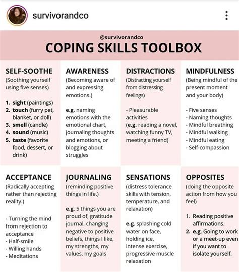 Coping Skills 🔨🛠️🔗🔩🔧 Attachmenttheory Coping Skills Therapy