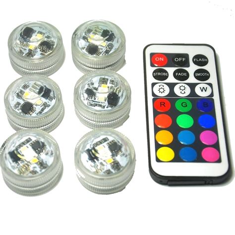 Indoor Lighting Remote Controlled Submersible Candles Battery