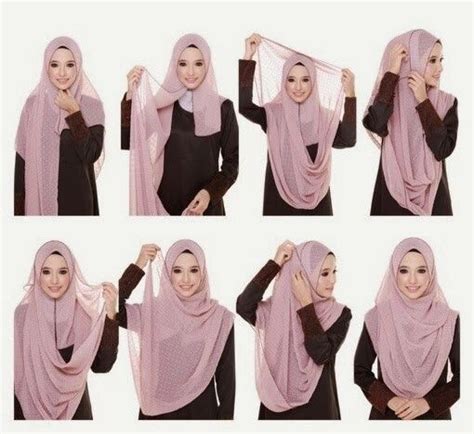 beautiful chest coverage hijab i ve try this and its easy stylish hijab hijab style casual