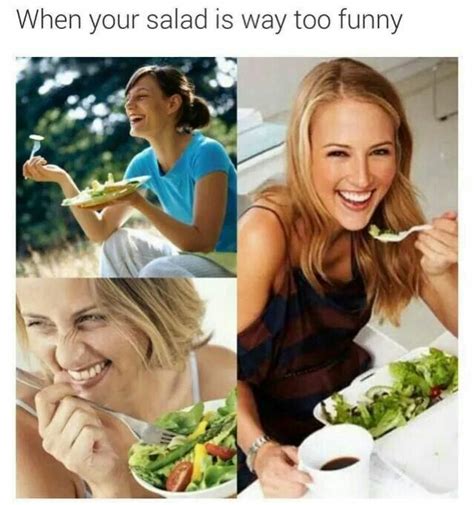 When Your Salad Is Way Too Funny Funny Salad Funny Jokes Hilarious
