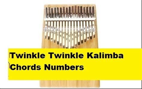 Twinkle Twinkle Kalimba Chords Numbers - CalonPintar.Com