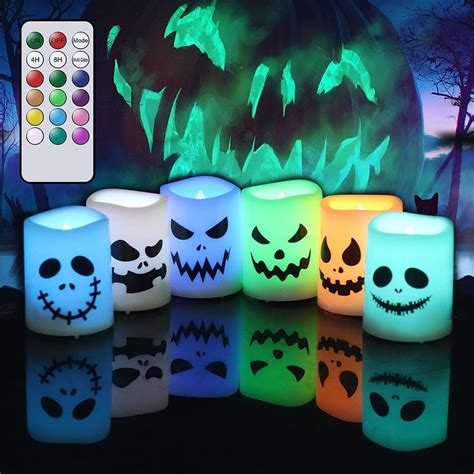 Halloween Votive Candles 6 Pack