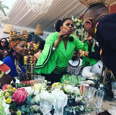 31 Pics Of Minnie Dlaminis Star Studded Traditional Wedding