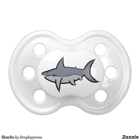 Sharks Pacifier Zazzle Pacifier Baby Binky Baby Pacifier