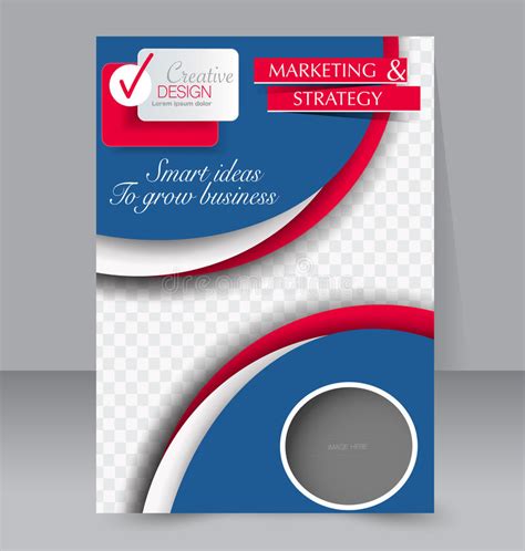Brochure Design Flyer Template Editable A4 Poster Stock Vector