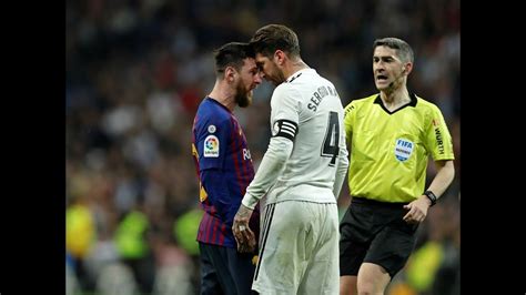 Messi Vs Sergio Ramos Messi Fight Ramos Lionel Messi Destroying