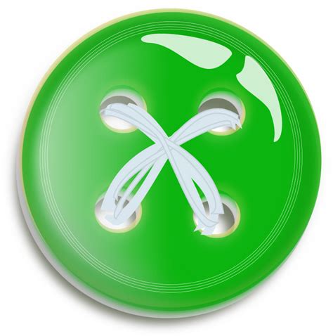 Green Button Button Openclipart