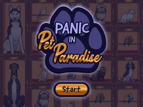🕹️ Play Panic in Pet Paradise Game: Free Online HTML Pets Logic Puzzle