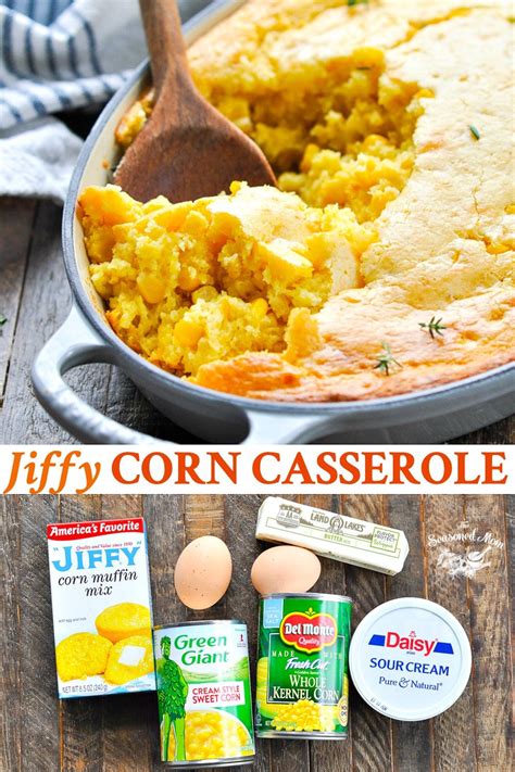 Jiffy Corn Casserole The Seasoned Mom