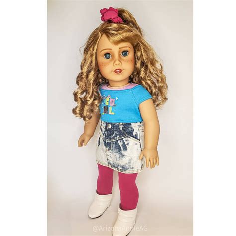Ag Custom Doll Courtney Moore 80s Doll American Girl Etsy