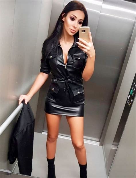 Leather Skirt Urban Selfie Hot Skirts Dress Fashion Instagram Skirt