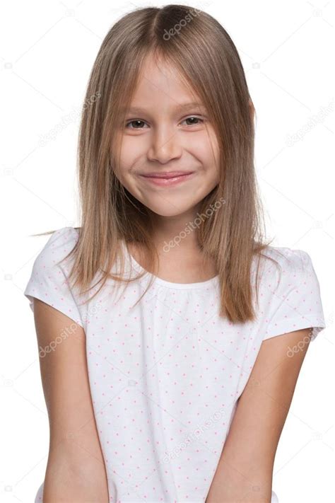 Happy Adorable Young Girl — Stock Photo © Sergiyn 63198669