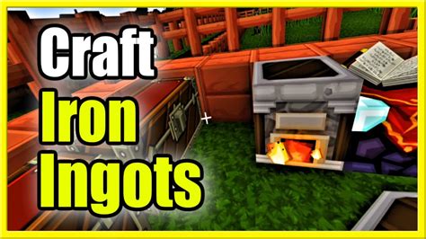 How To Make Iron Ingots In Minecraft Recipe Tutorialiron Ore Coal