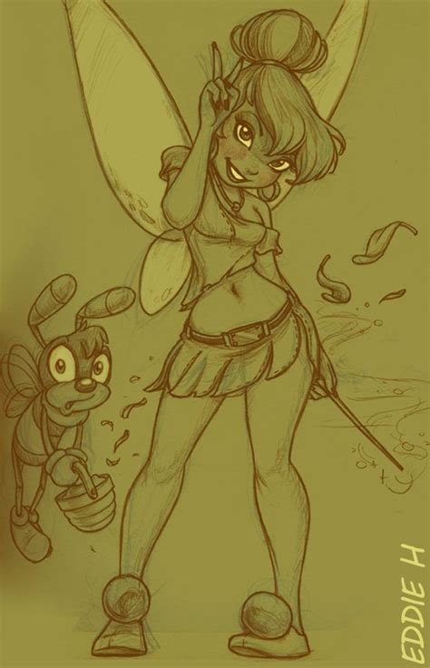 Eddieholly Professional General Artist Deviantart Tinkerbell Drawing Tinkerbell And