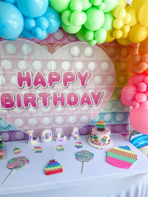 Pop It Themed Birthday Party Ideas And Inspiration