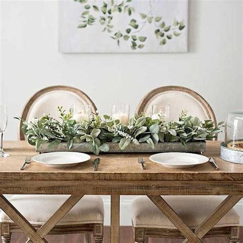 35 Beautiful Farmhouse Table Centerpiece Ideas Roledecor Dining