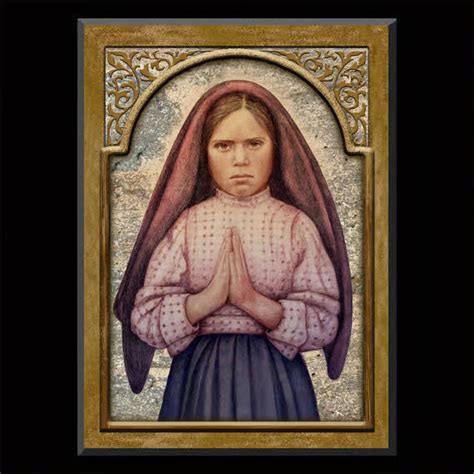 Venerable Sr Lucia Of Fatima Plaque And Holy Card T Set Portraits Of Saints