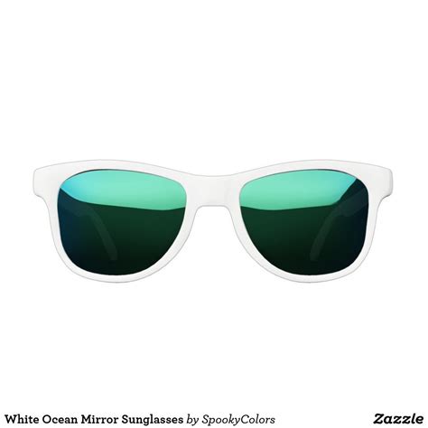 White Ocean Mirror Sunglasses Heart Sunglasses Wayfarer Sunglasses Mirrored Sunglasses Rayban