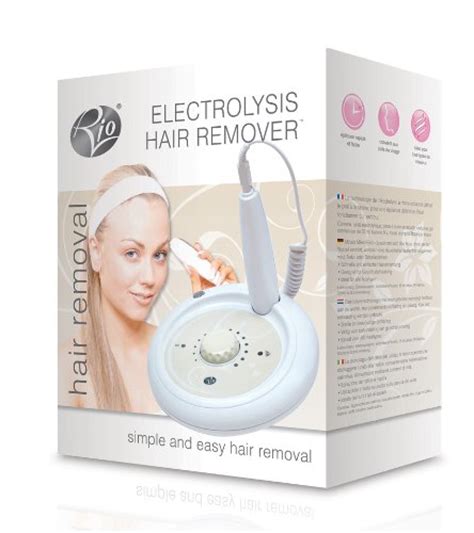 Rio Home Electrolysis Tweezer Permanent Hair Removal System For Body