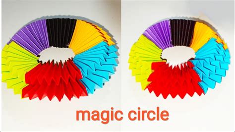 Origami Magic Circle Fireworks Infinity Fold Paper Magic How To Make