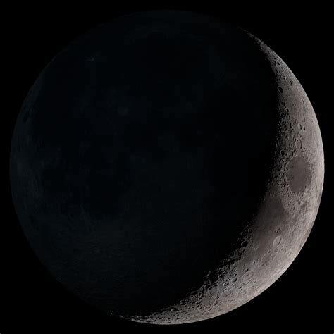 Earth And Space News Waxing Crescent Moon Second Lunar Phase Shows