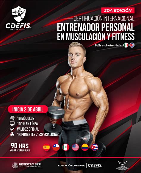 Certificación Internacional Entrenador Personal En Musculación Y