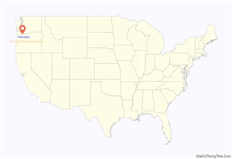 Map Of Fairview City Oregon