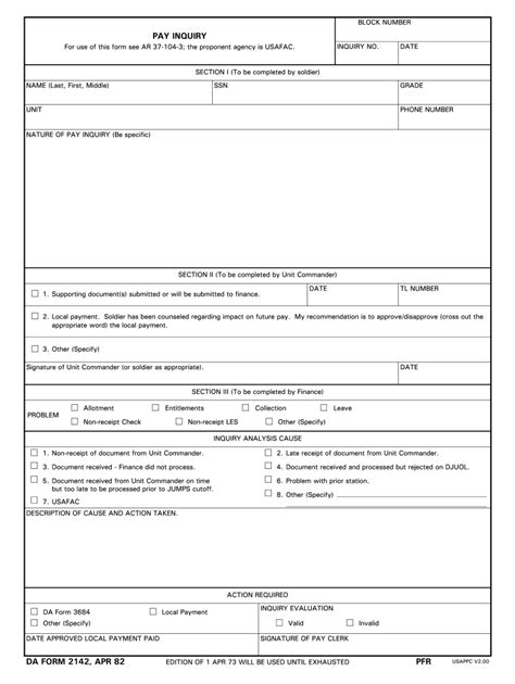 Da 2142 1982 2022 Fill And Sign Printable Template Online Us Legal