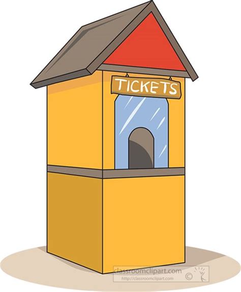 Entertainment Clipart Ticket Booth 12913 Classroom Clipart