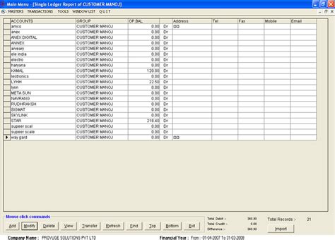 Excel Accounting Bookkeeping Software Accounts And Inventory Excel