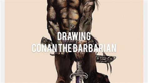 Speed Painting Frank Frazettas Conan The Barbarian Clip Studio Paint