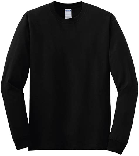 Long Sleeve Crew Neck T Shirt Png Isolated Photo Png Mart