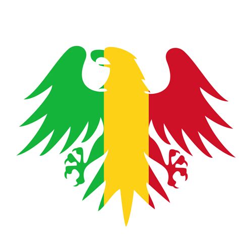 Heraldic Symbol With Flag Of Mali Openclipart