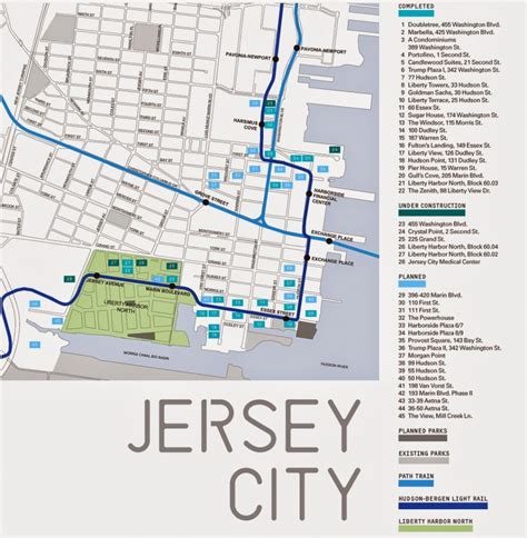 Printable Street Map Of Jersey City Nj Printable Maps