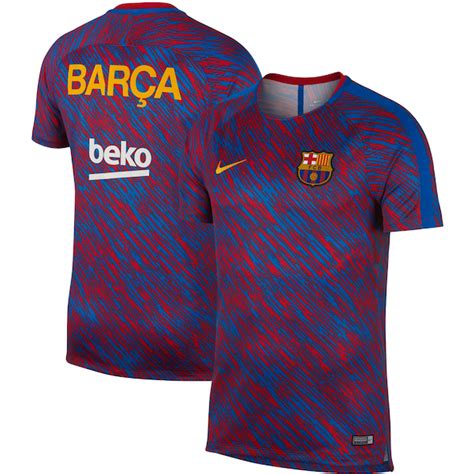 Nike Barcelona Red 20182019 Dry Squad Gx Performance Training Jersey