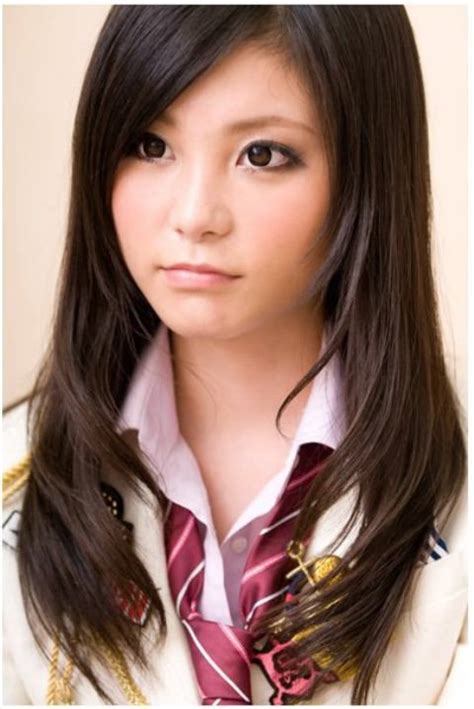 Suzuki Rina Asian Long Hair Asian Hair Hairstyles For Round Faces