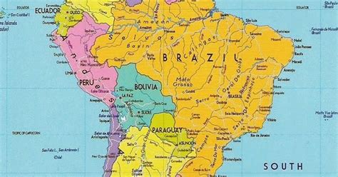 Postcards On My Wall South America Map Guyana
