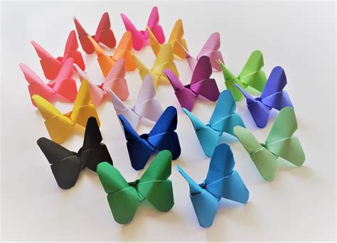 100 Origami Butterfly Origami Butterflies Paper Etsy