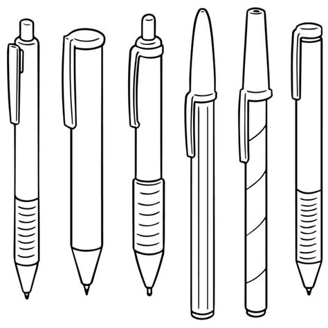 Mechanical Pencils Cartoons Illustrations Royalty Free Vector Graphics